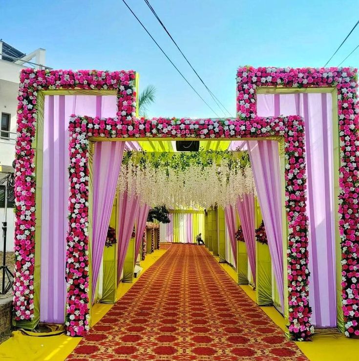 Flower & Gate Entrance
